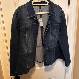 Wit & Wisdom Dark Blue Jean Jacket